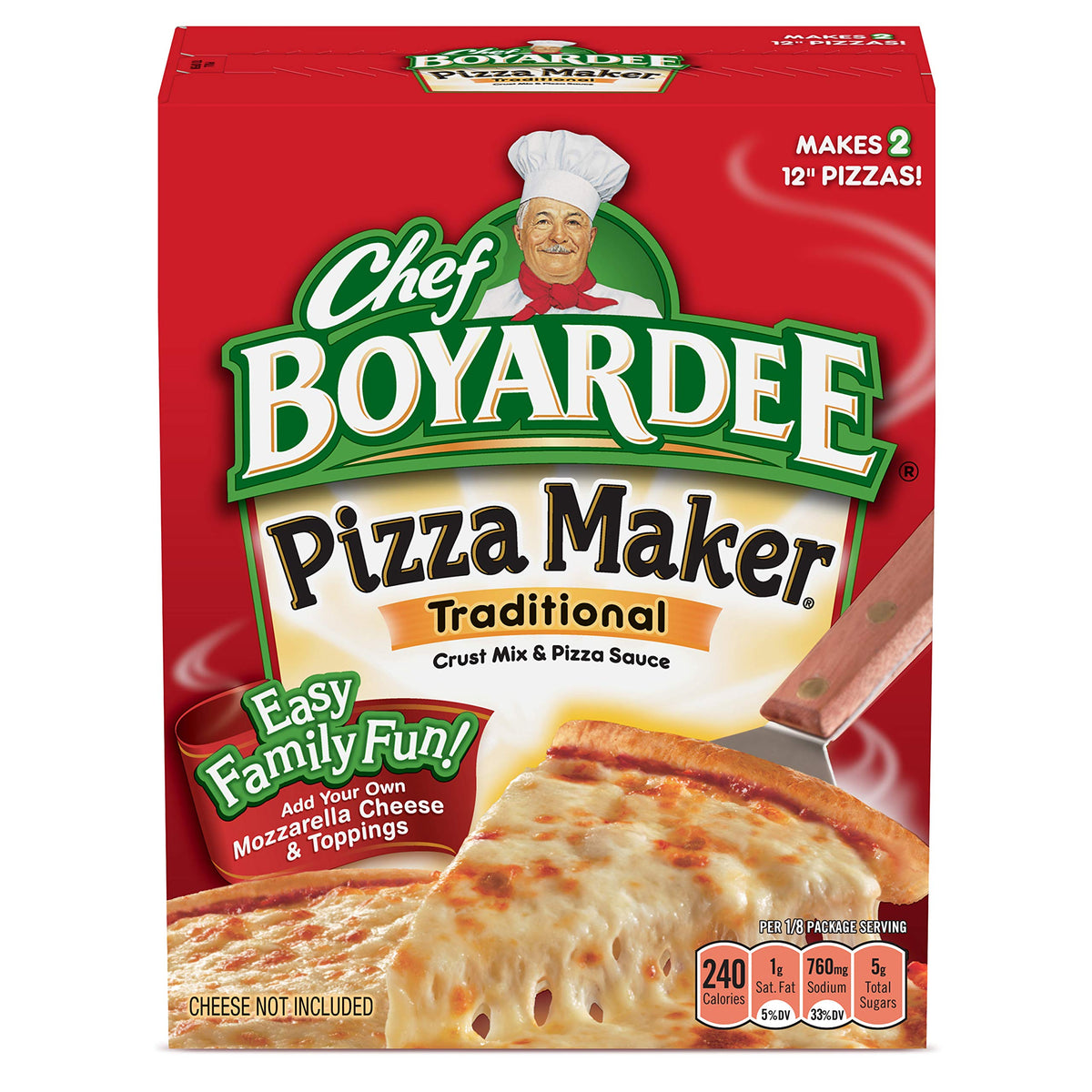 Chef Boyardee Cheese Pizza Maker 31.85 oz – Affordable Bulk Pack of 6 for Meal Prep and Repeated Family Dinners