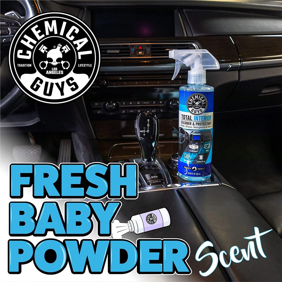 Chemical Guys Total Interior Cleaner & Protectant – Muddy Drive Wipe-Down for Off-Road and Overland Rigs, 64 oz