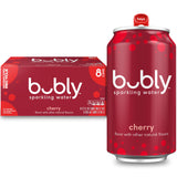 bubly Sparkling Water Blackberry – Clean Label Seltzer for Uncluttered Kitchens and Intentional Living, Pack of 8 Slim Cans