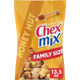 Chex Mix Honey Nut Snack Mix Family Size 13.5 oz Gourmet Snack Gift Basket Add On for Holiday Gifting