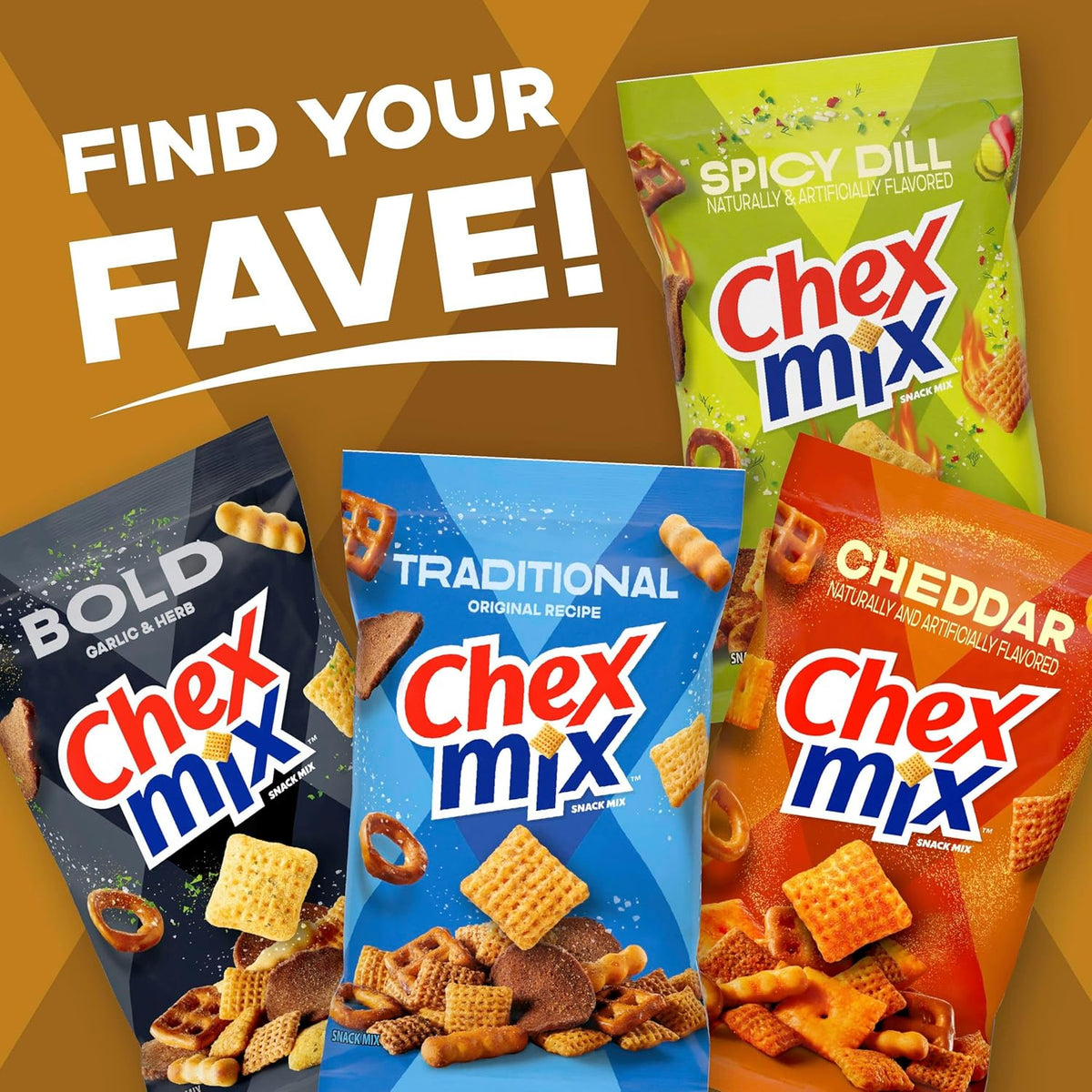Chex Mix Turtle Snack Mix – Weekend Pantry Snack Pack for Kids, Teens, and After-School Sharing