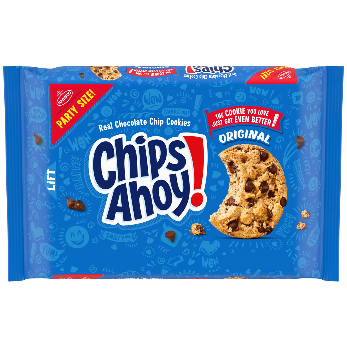 CHIPS AHOY! Party Cookie Variety Pack with Chewy Confetti Cake and Original Chocolate Chip Cookies for Baby Showers, Graduations, and Gifting