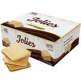 ChocZero Dark Chocolate Jolies – Premium Dark Chocolate Ganache Cookies for Elevated Dessert Plates, 20 Count