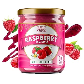 ChocZero Monk Fruit Blueberry Preserves – Kid-Safe Low-Sugar Sandwich Filling for School
