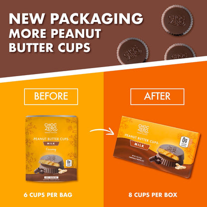 ChocZero Monk Fruit Sweetened Chocolate Cups – Guilt-Free Trick or Treat Swap for Halloween
