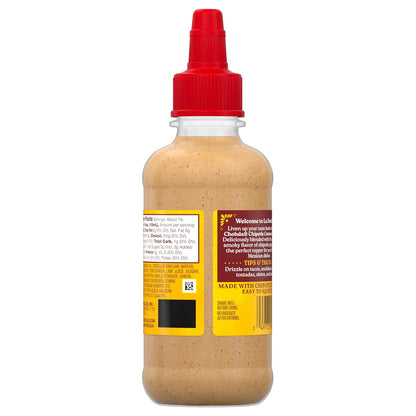 Cholula Chipotle Cremosa Sauce – Mindful Eating Companion for Weeknight Meal Prep, Creamy Medium Heat Drizzle, 8 fl oz