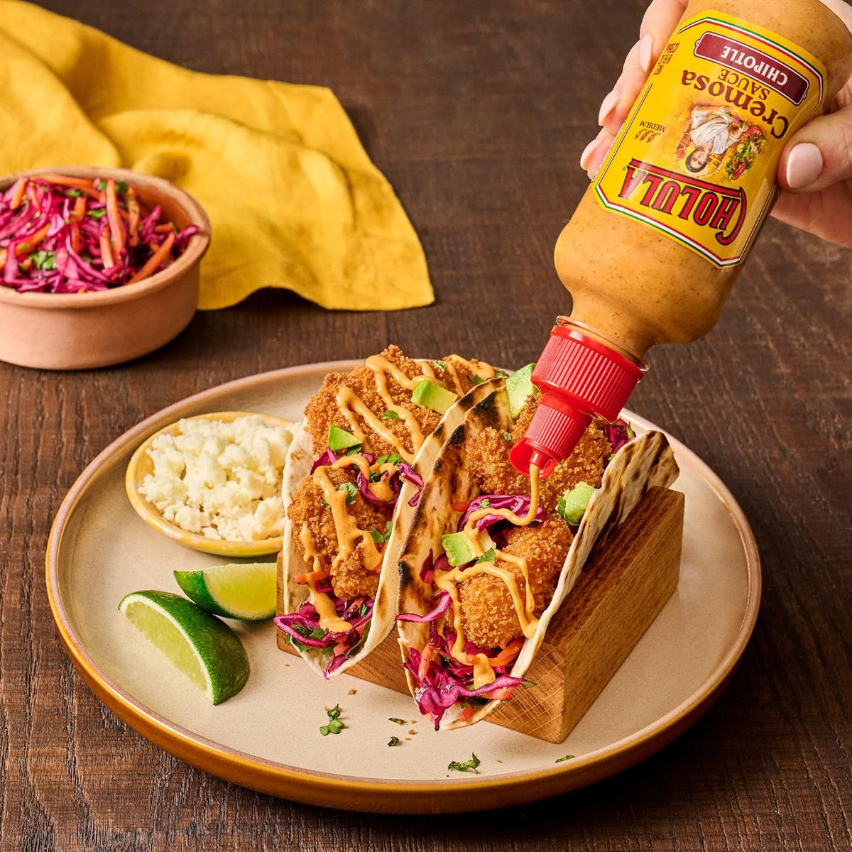 Cholula Chipotle Cremosa Sauce – Mindful Eating Companion for Weeknight Meal Prep, Creamy Medium Heat Drizzle, 8 fl oz