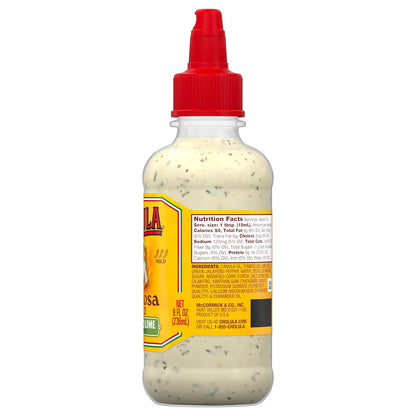 Cholula Cremosa Cilantro Lime – Fast Flavor Shortcut for Lunch Prep, Rice Bowls & Office Lunches, Mild 8 oz Flip-Cap