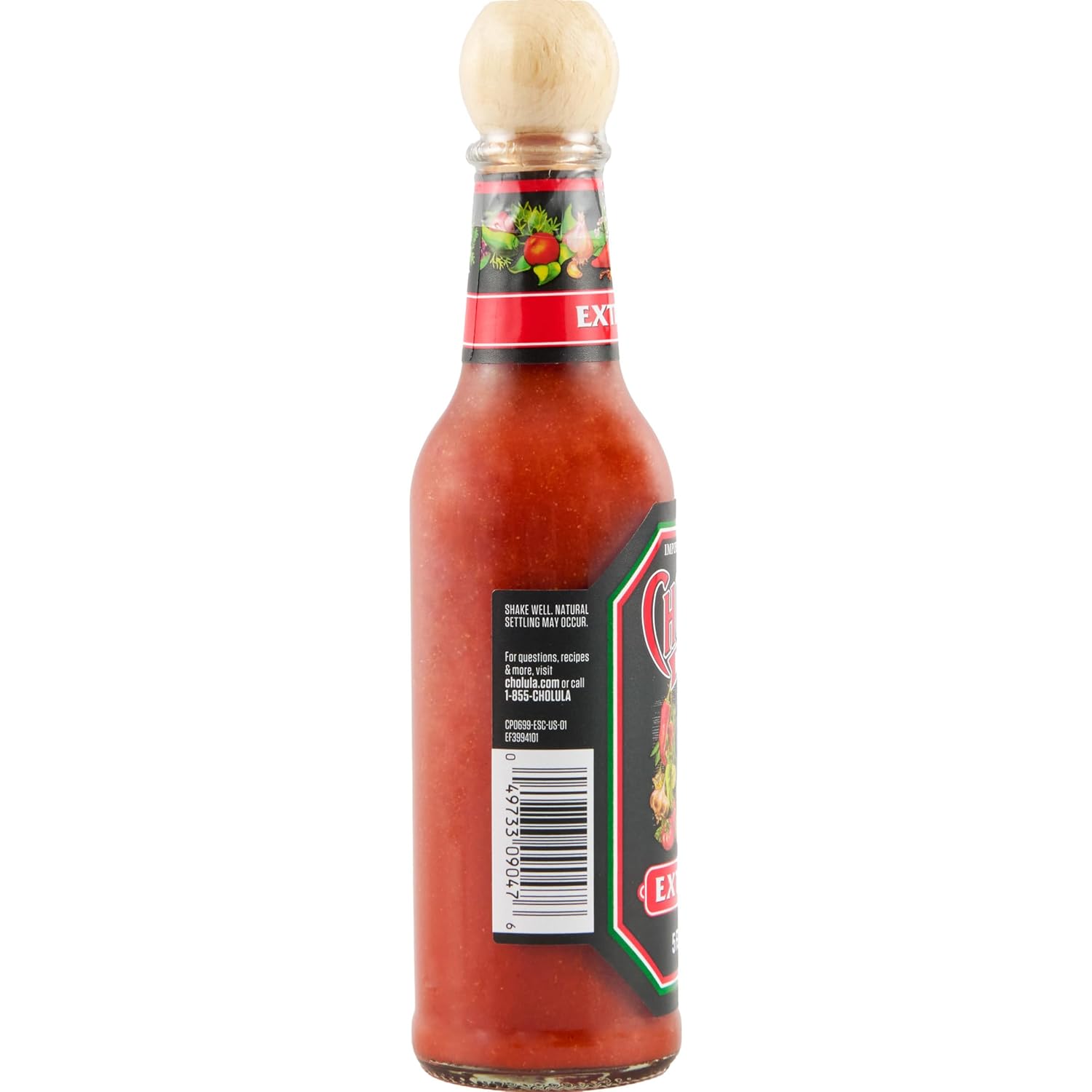 Cholula Extra Hot Sauce – Holiday Stocking Stuffer for Chile-Loving Spouses, Twin Pack 2 x 5 fl oz
