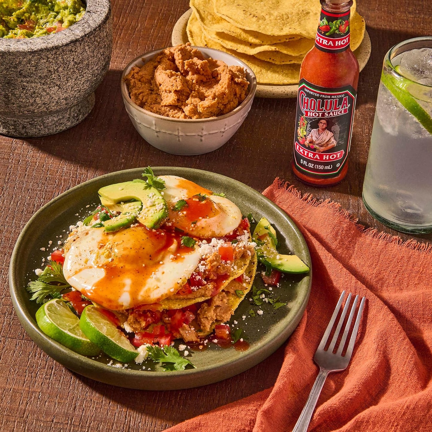 Cholula Extra Hot Sauce – Holiday Stocking Stuffer for Chile-Loving Spouses, Twin Pack 2 x 5 fl oz