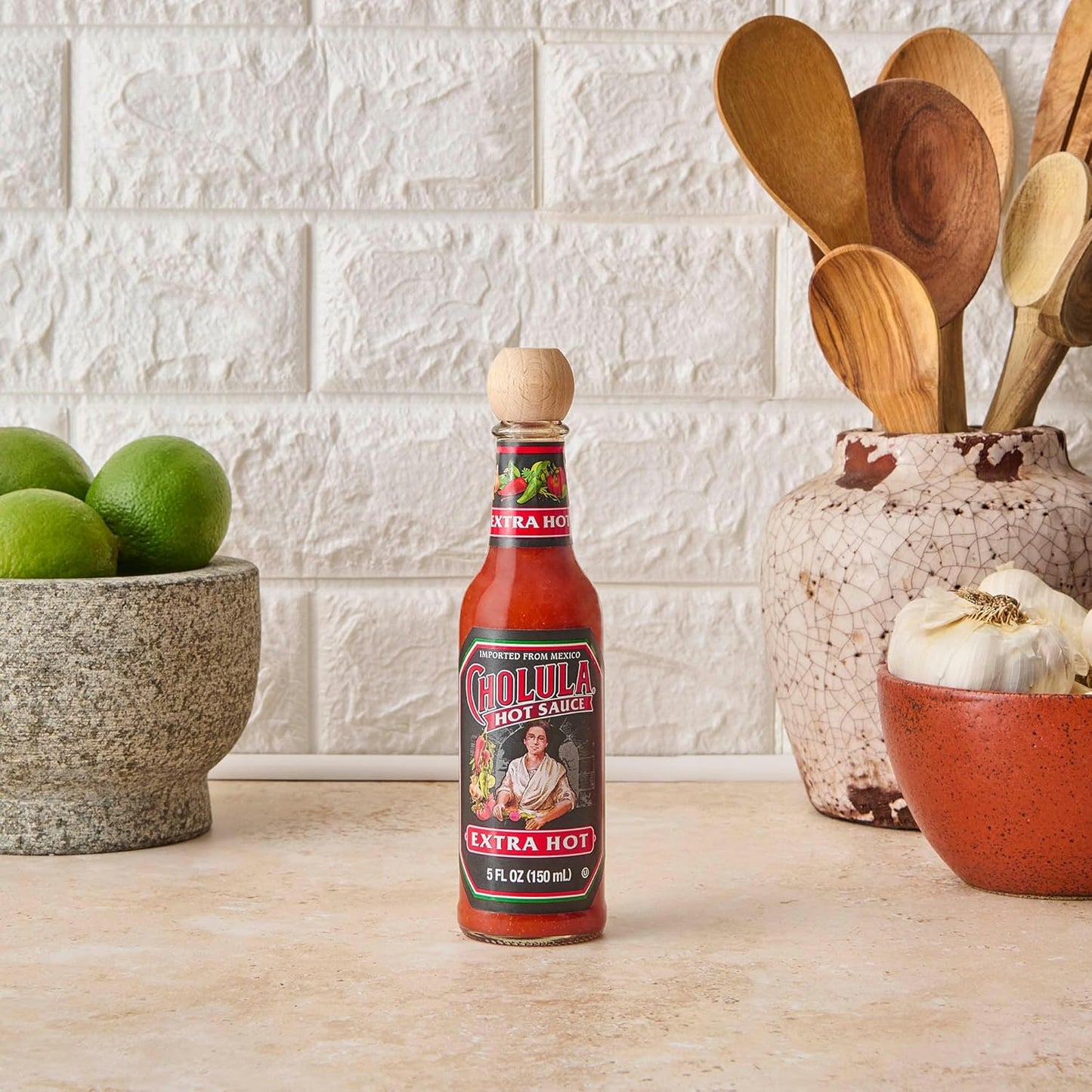 Cholula Extra Hot Sauce – Holiday Stocking Stuffer for Chile-Loving Spouses, Twin Pack 2 x 5 fl oz