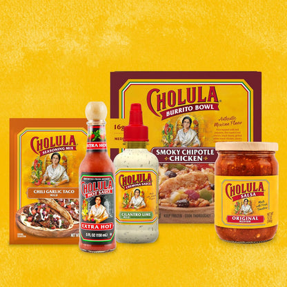 Cholula Extra Hot Sauce – Holiday Stocking Stuffer for Chile-Loving Spouses, Twin Pack 2 x 5 fl oz
