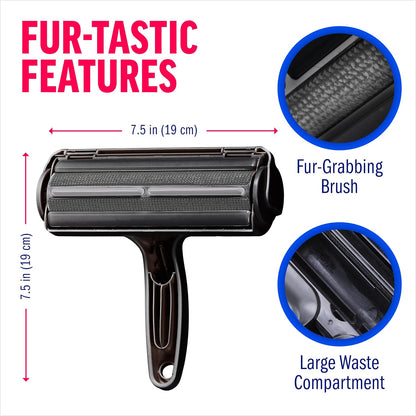ChomChom Roller Pet Hair Remover – Uncomplicated Grooming for Calm Spaces, Understated Pet Hair Tool for Rugs and Curtains