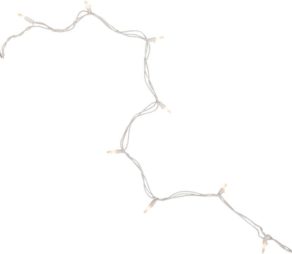 Christmas Co. Mini Incandescent Christmas Lights – Weather-Safe Roofline Outline String