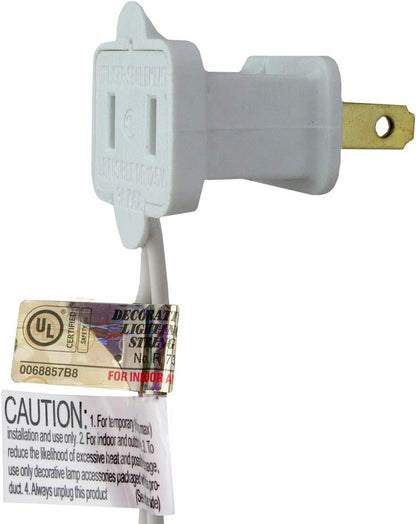 Christmas Co. Mini Incandescent Christmas Lights – Weather-Safe Roofline Outline String