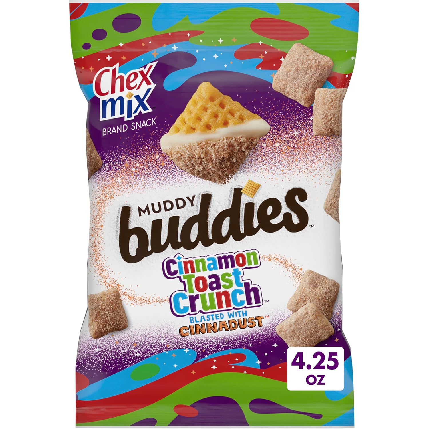 cinnamon sugar powdered coating delivering sweet, warm flavor