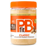 PBfit Classic PB Powder – Clean Label Pantry Essential for Post-Workout Smoothies and Mindful Snacking, 87% Less Fat
