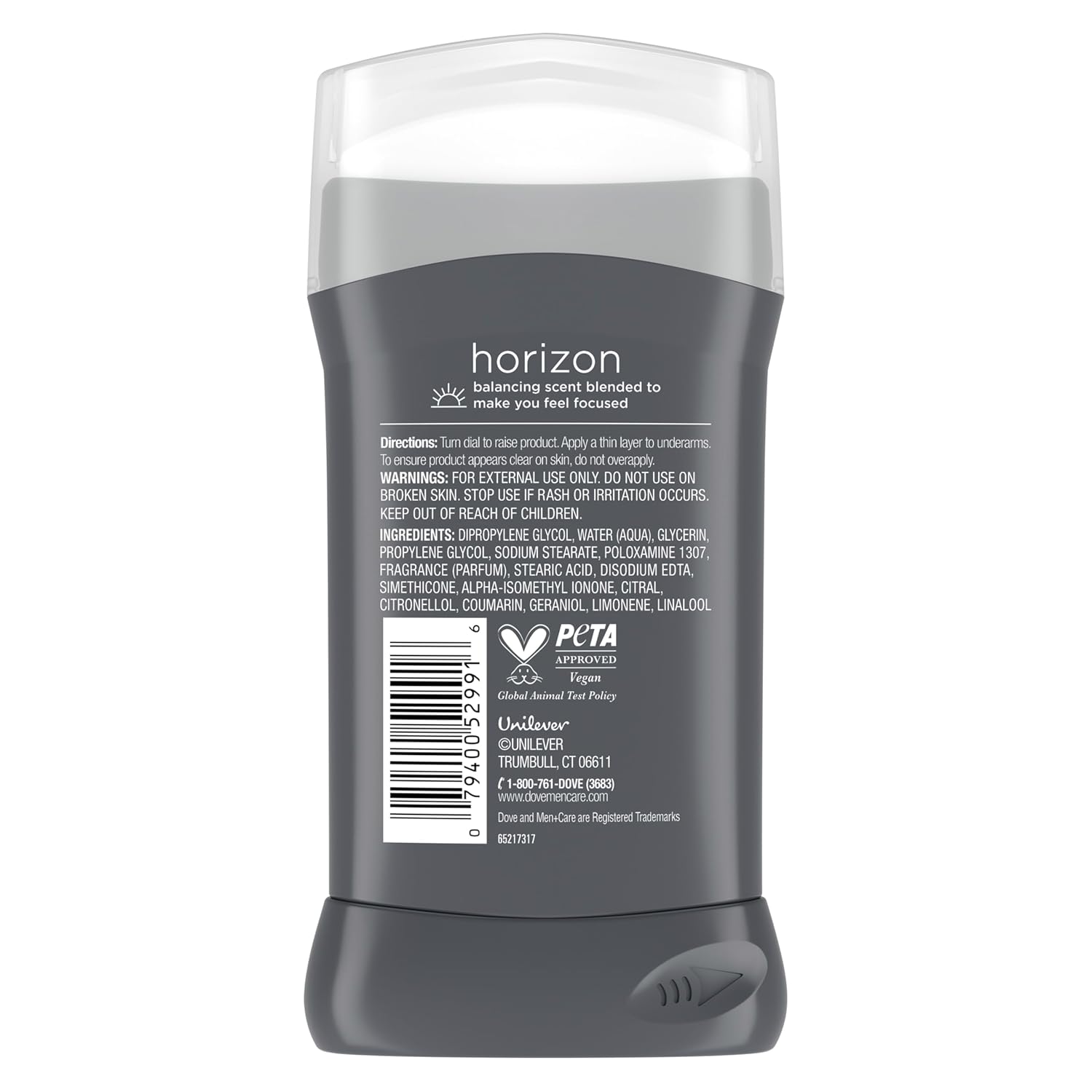 clear-application stick that leaves no visible residue