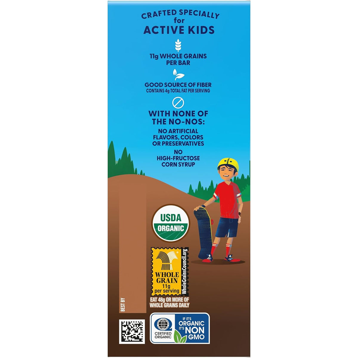 CLIF Kid Zbar Chocolate Brownie Snack Bars – Soft-Baked Lunchbox Treat for School-Age Kids, 12 Pack