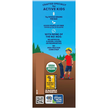 CLIF Kid Zbar Chocolate Brownie Snack Bars – Soft-Baked Lunchbox Treat for School-Age Kids, 12 Pack