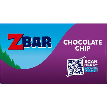 Clif Kid Zbar Chocolate Chip Soft-Baked Snack Bars – Lunchbox-Friendly Organic Treats for School-Age Kids (18 Pack)