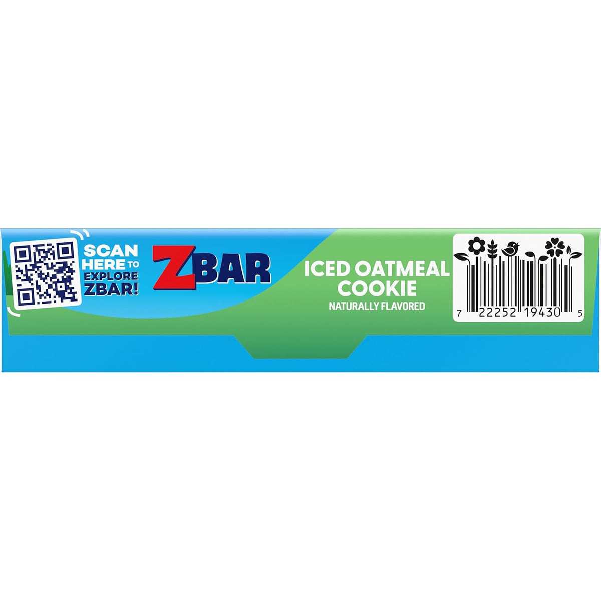 CLIF Kid Zbar Iced Oatmeal Cookie Snack Bar for Hiking Trails and Family Camping, Portable Organic Bar 6 Pack