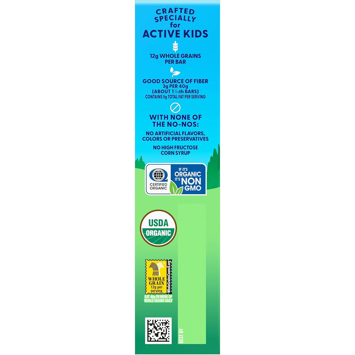 CLIF Kid Zbar Iced Oatmeal Cookie Snack Bar for Hiking Trails and Family Camping, Portable Organic Bar 6 Pack
