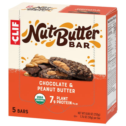 CLIF Nut Butter Bar – Portable Chocolate Peanut Butter Fuel for Hiking and Backpacking Trips