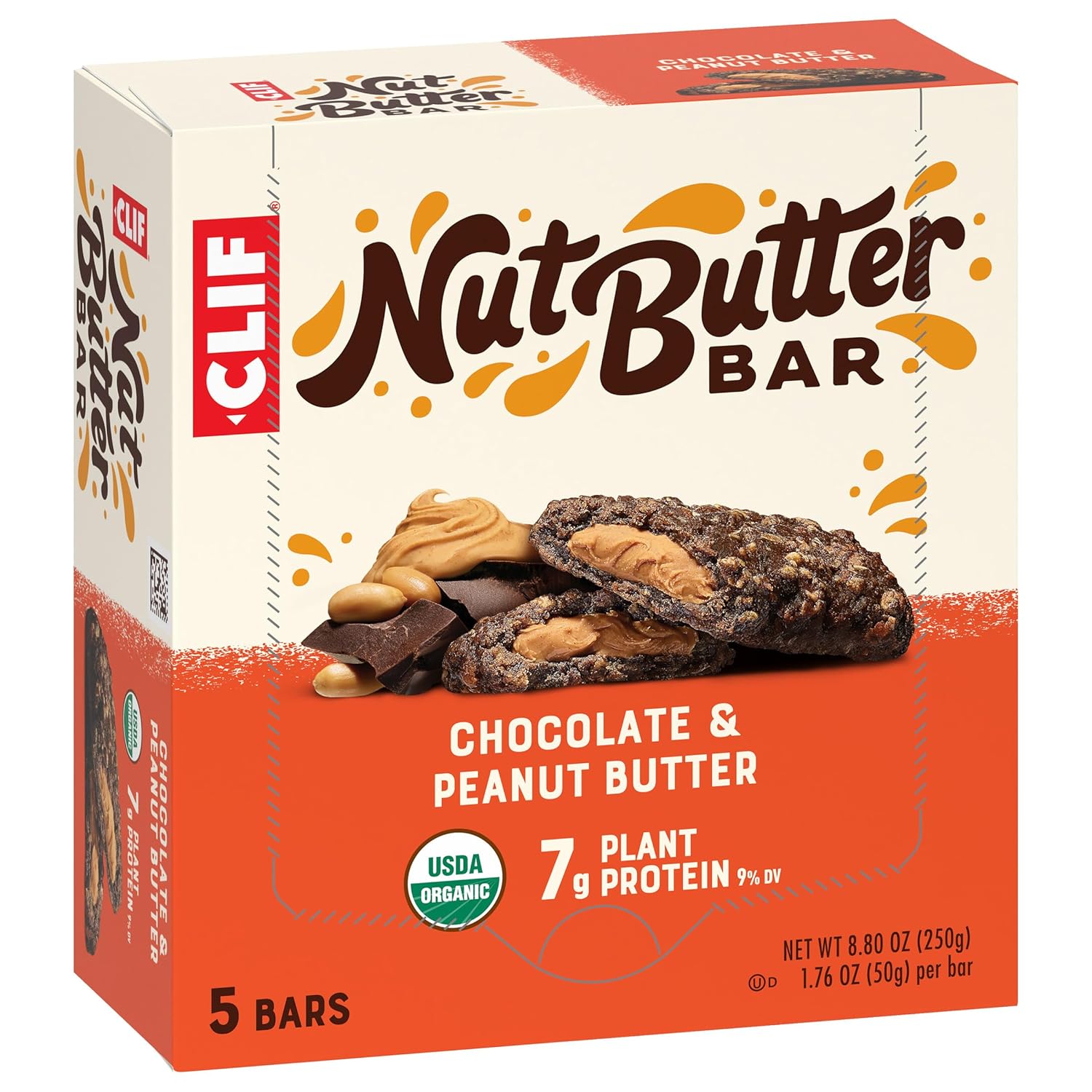 CLIF Nut Butter Bar – Portable Chocolate Peanut Butter Fuel for Hiking and Backpacking Trips