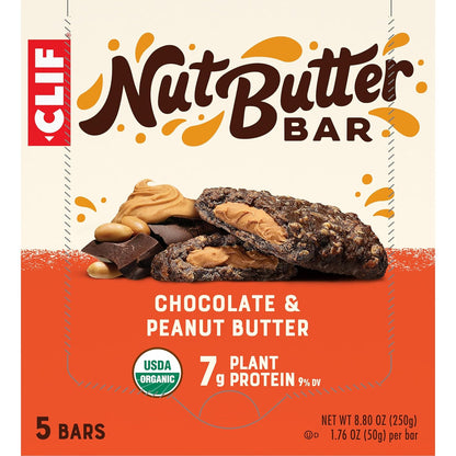 CLIF Nut Butter Bar – Portable Chocolate Peanut Butter Fuel for Hiking and Backpacking Trips