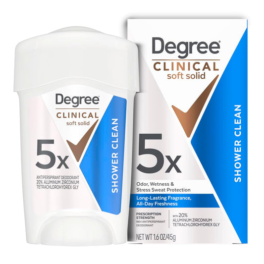 clinical/prescription-strength antiperspirant formula