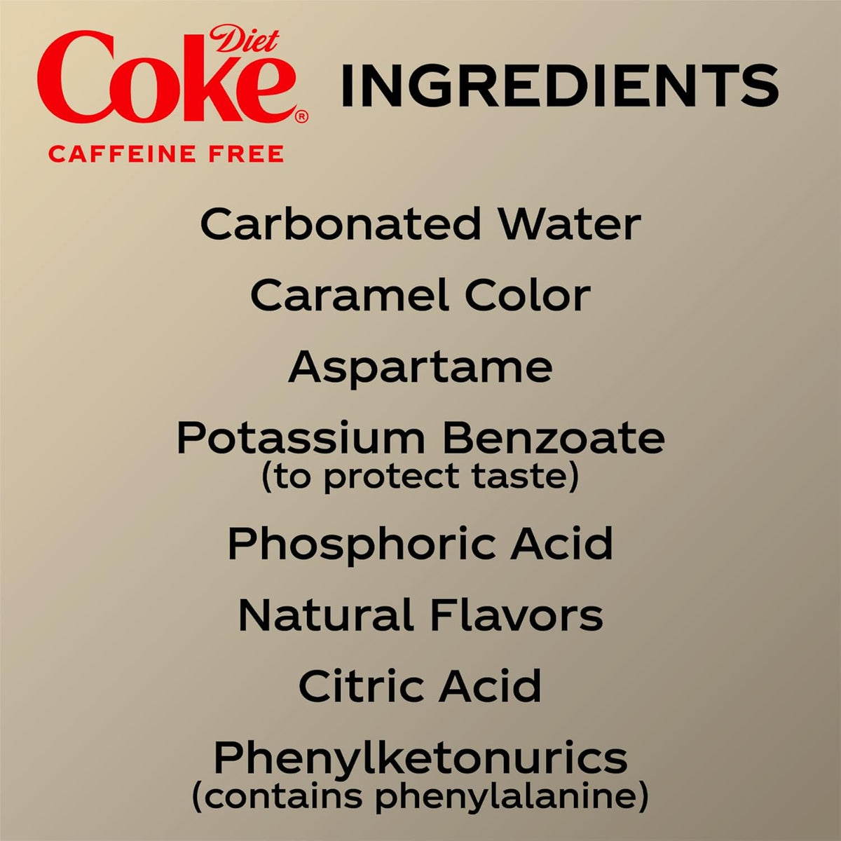 Coca-Cola Diet Coke Caffeine Free 16.9 fl oz Bottles, 6 Pack – Sugar Free Sparkling Beverage for Study Desk Sessions and Late Night Work