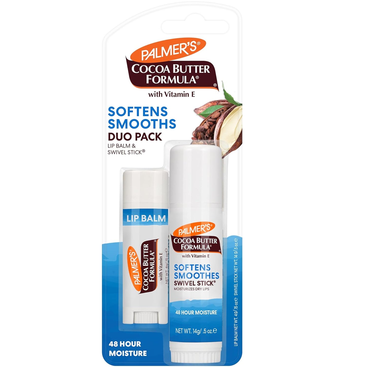 cocoa butter formula swivel stick for targeted spot moisturization on scars, marks, and dry patches