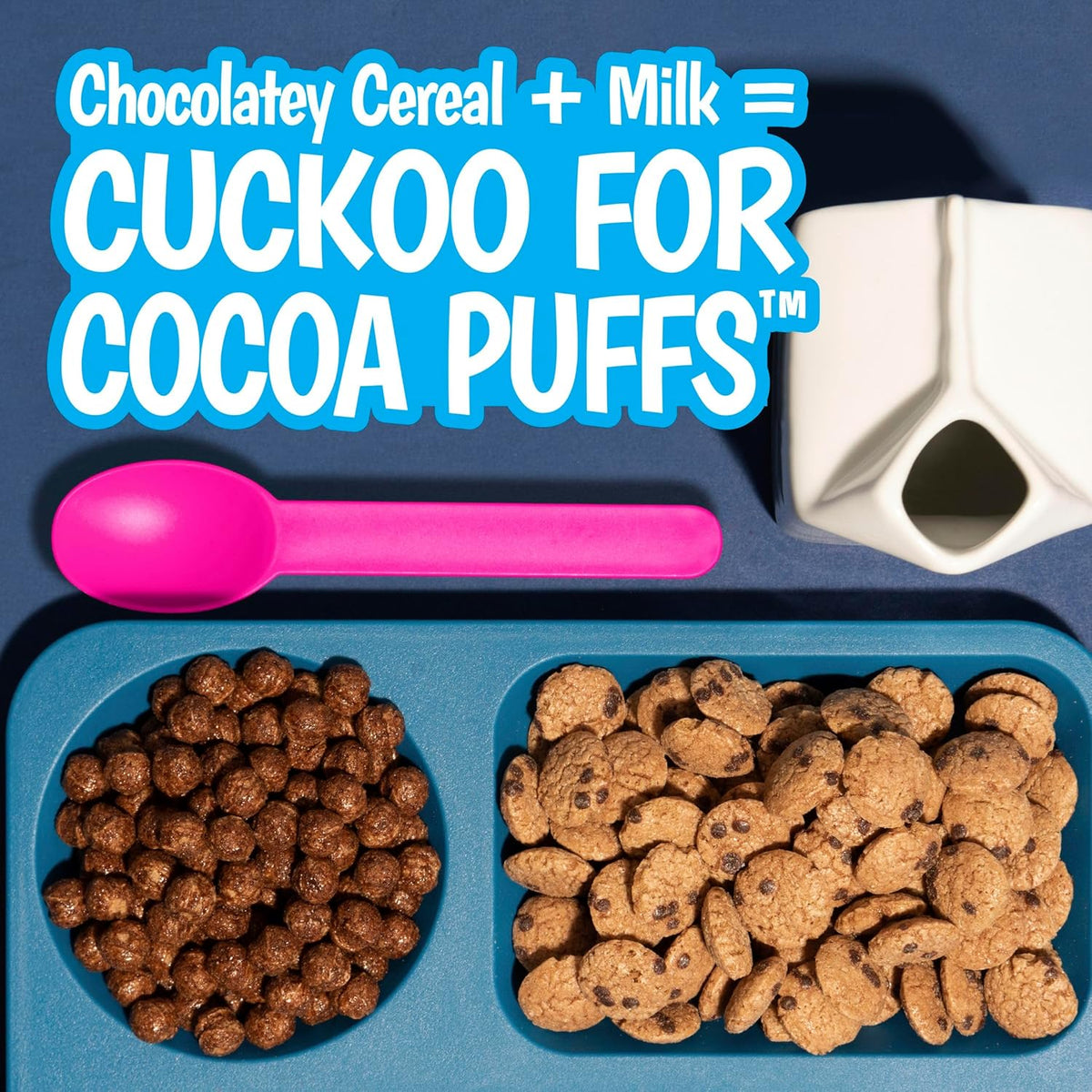 Cocoa Puffs Cereal for Kids' Breakfast Table – No High Fructose Corn Syrup, Giant Size 25.8 oz