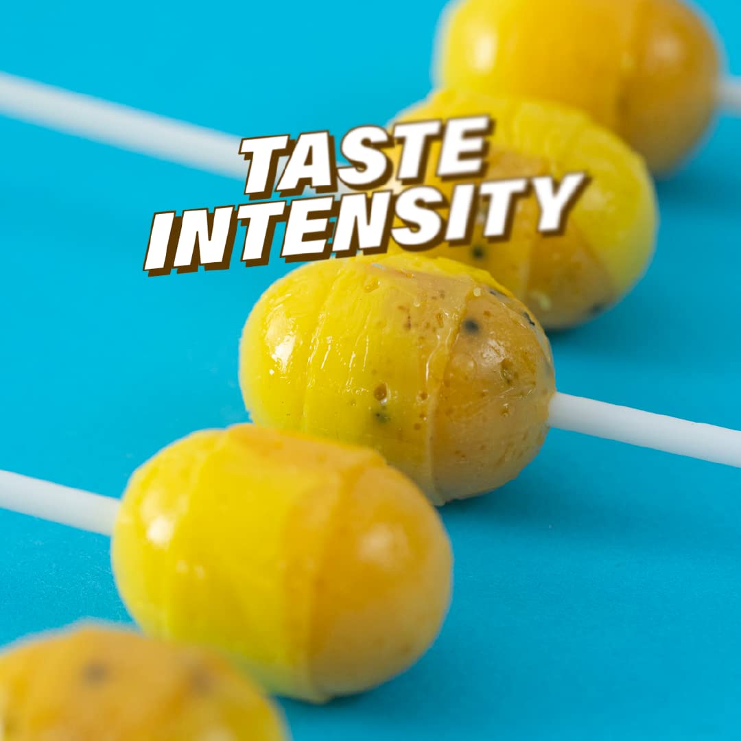 Colombina Bon Bon Bum Suckers – Portable Mango and Passion Fruit Lollipops for Camping Coolers, Outdoor Festivals and Farmers Market Treats