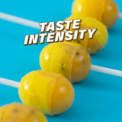 Colombina Bon Bon Bum Suckers – Portable Mango and Passion Fruit Lollipops for Camping Coolers, Outdoor Festivals and Farmers Market Treats