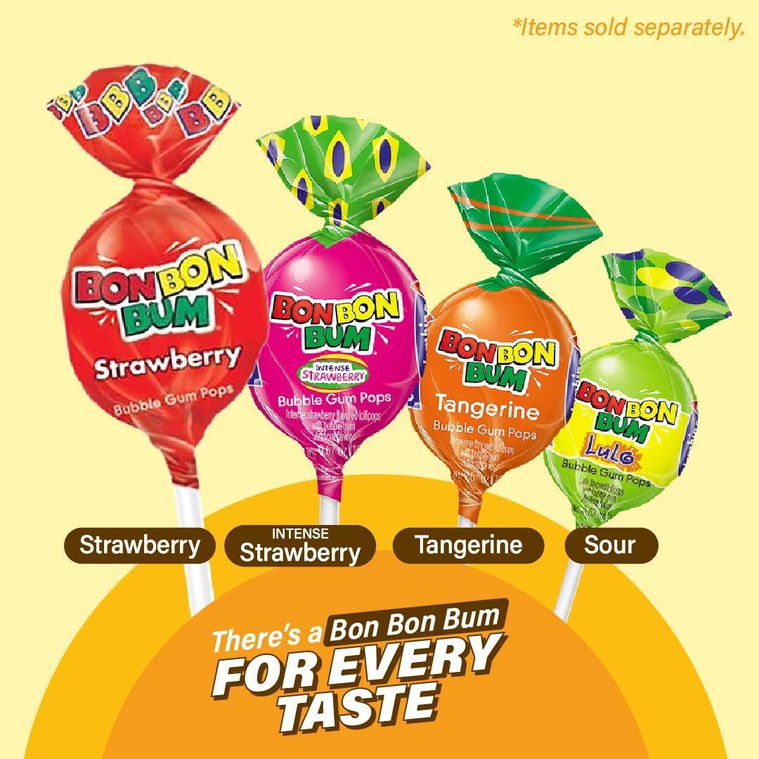 Colombina Bon Bon Bum Suckers – Portable Mango and Passion Fruit Lollipops for Camping Coolers, Outdoor Festivals and Farmers Market Treats
