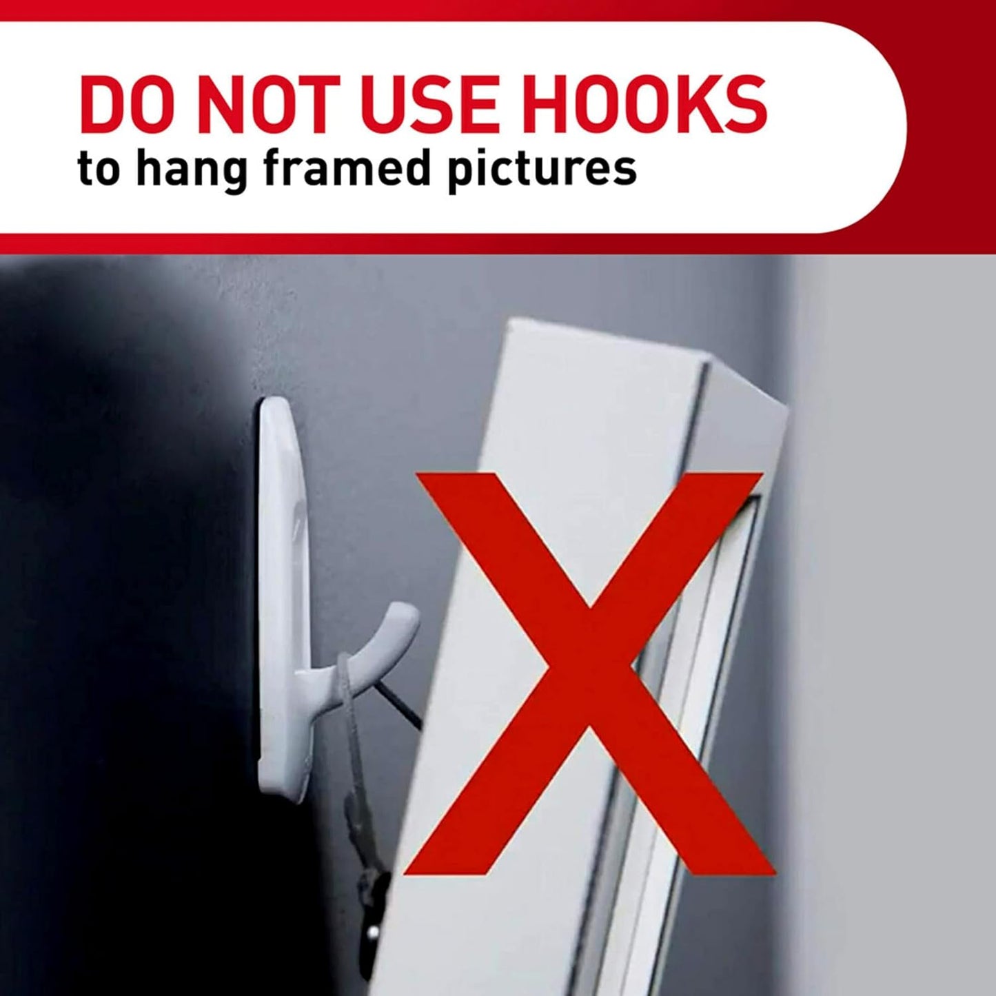 Command Large Utility Hooks – Cozy Living Room Wall Decor for Stockings and Garlands