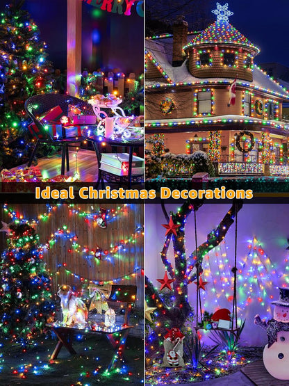 CozyHOME 328ft Multicolor LED String Lights – Living Room & Bedroom Ambiance Decor with Remote Dimmable Timer