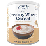 Augason Farms Creamy Wheat Cereal Can – Lightweight Camp Breakfast for Backpacking and Cabin Trips, 55 Servings