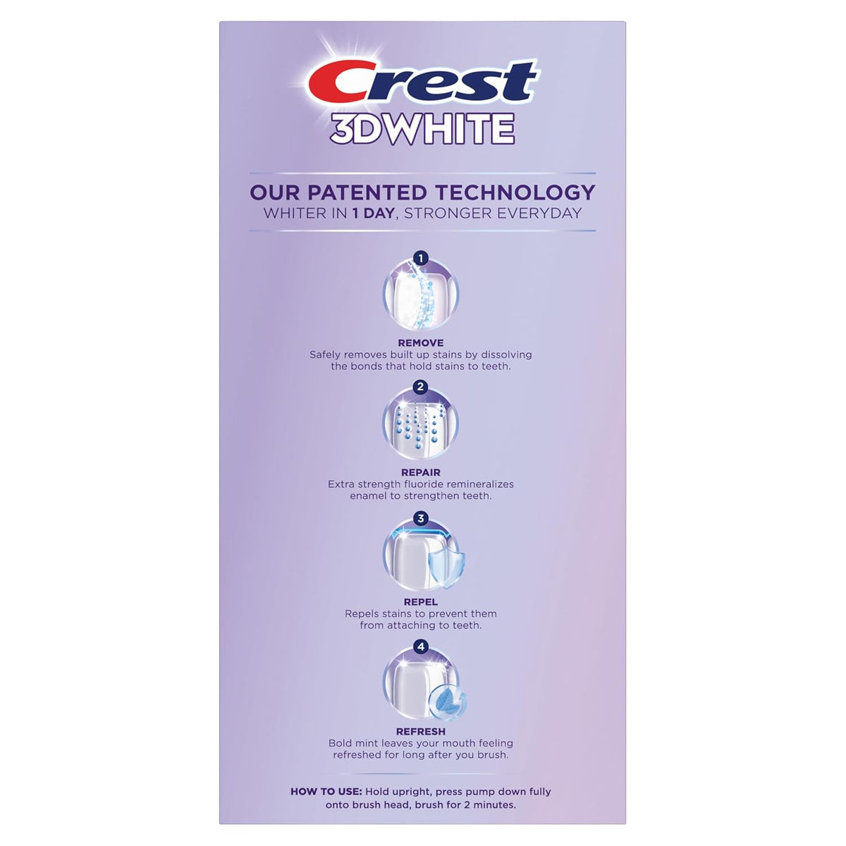 Crest 3DWhite Brilliance Ultra White Toothpaste – Streamlined Travel Kit Toothpaste for Coffee and Wine Stains