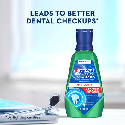 Crest Pro-Health Advanced Enamel-Strengthening Rinse for Wind-Down Self-Care Routine