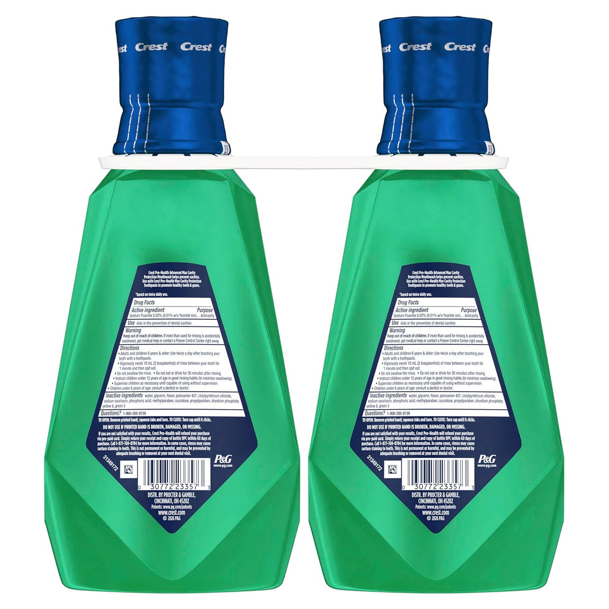 Crest Pro-Health Advanced Enamel-Strengthening Rinse for Wind-Down Self-Care Routine