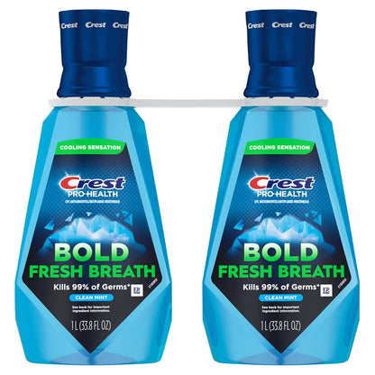 Crest Pro-Health Mouthwash Clean Mint – Thoughtful Housewarming Gift for New Homeowners and First Apartments