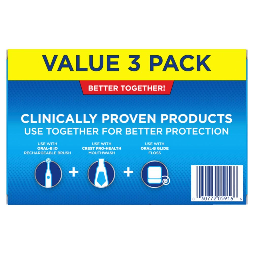 Crest Pro-Health Whitening Toothpaste 4.3oz Triple Pack for Mindful Morning and Nightly Brushing Ritual