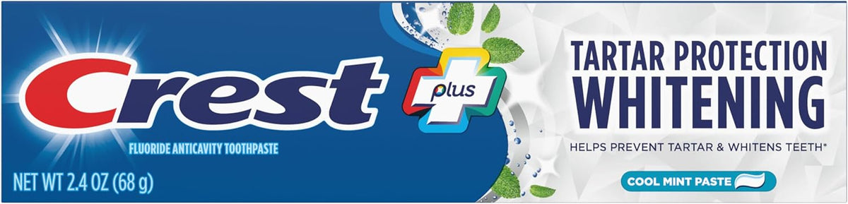 Crest Tartar Protection Anticavity Toothpaste – Daily Wellness Staple for a Clean, Refreshed Feeling