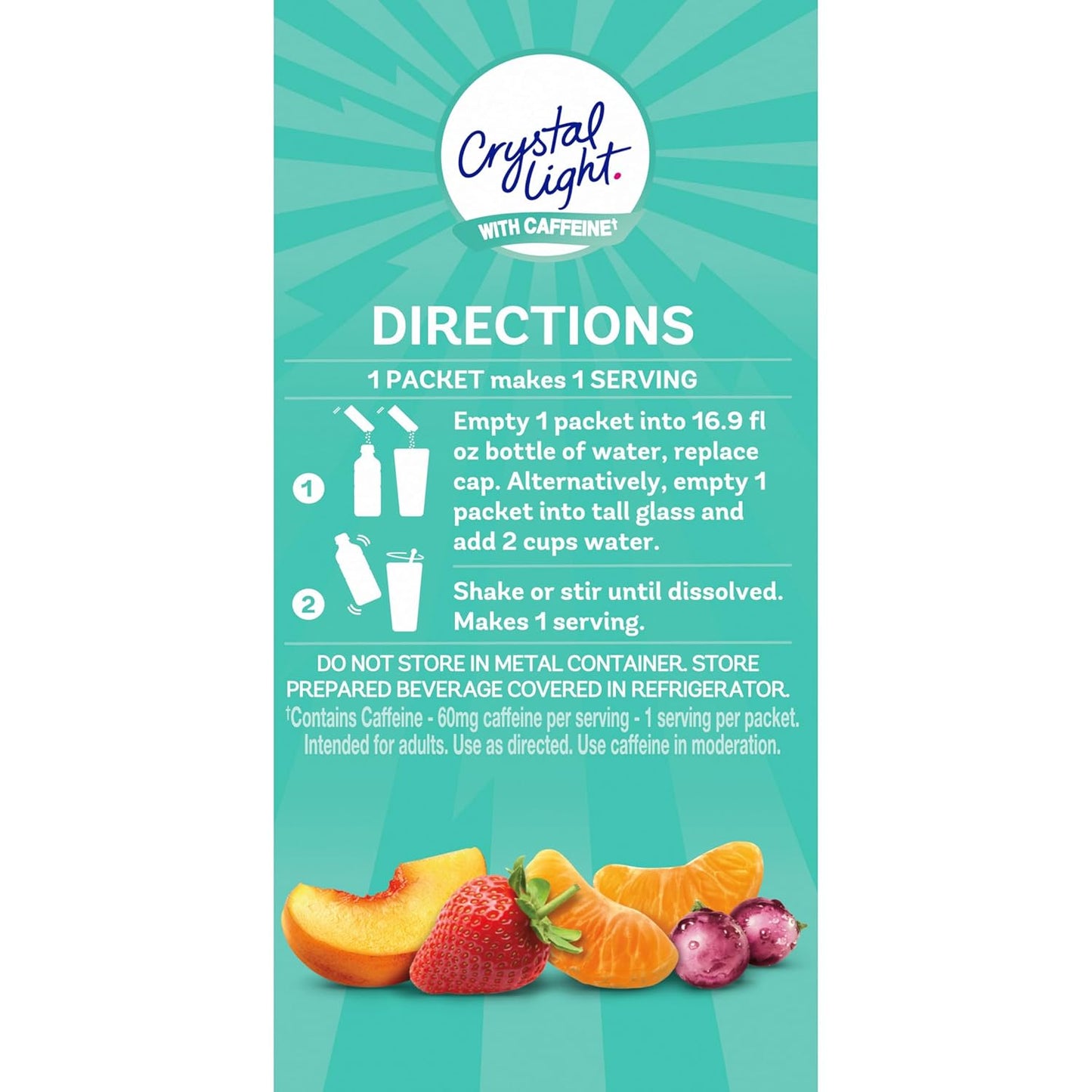 Crystal Light Energizing Variety Pack – Zero Sugar Flavored Hydration for Health-Conscious Adults, 44 Packets