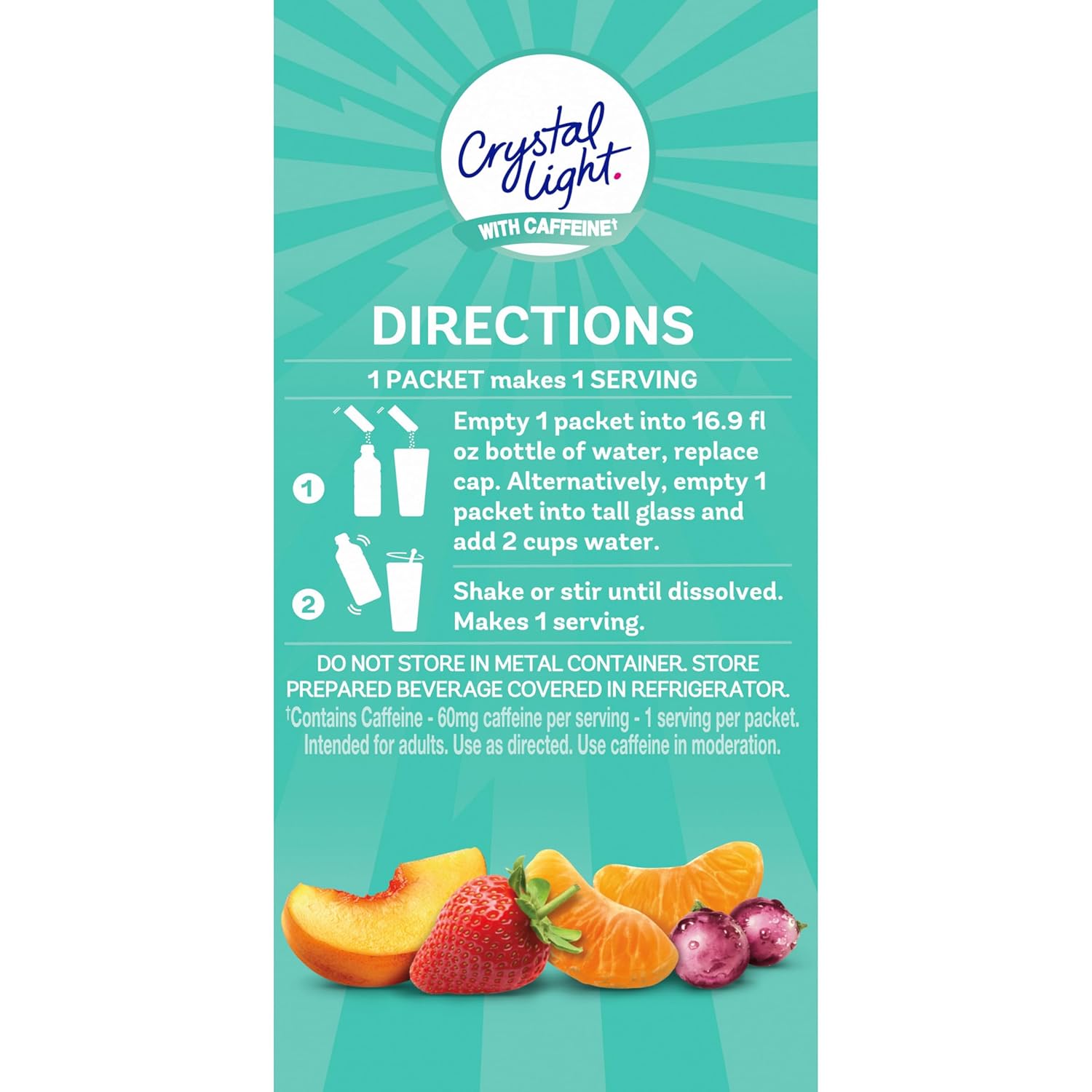 Crystal Light Energizing Variety Pack – Zero Sugar Flavored Hydration for Health-Conscious Adults, 44 Packets
