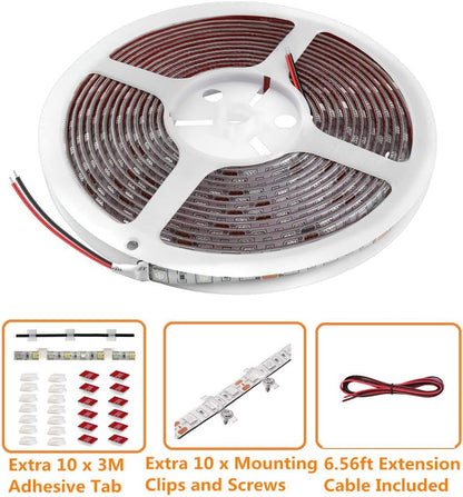 cuttable and linkable design at every 3-led interval