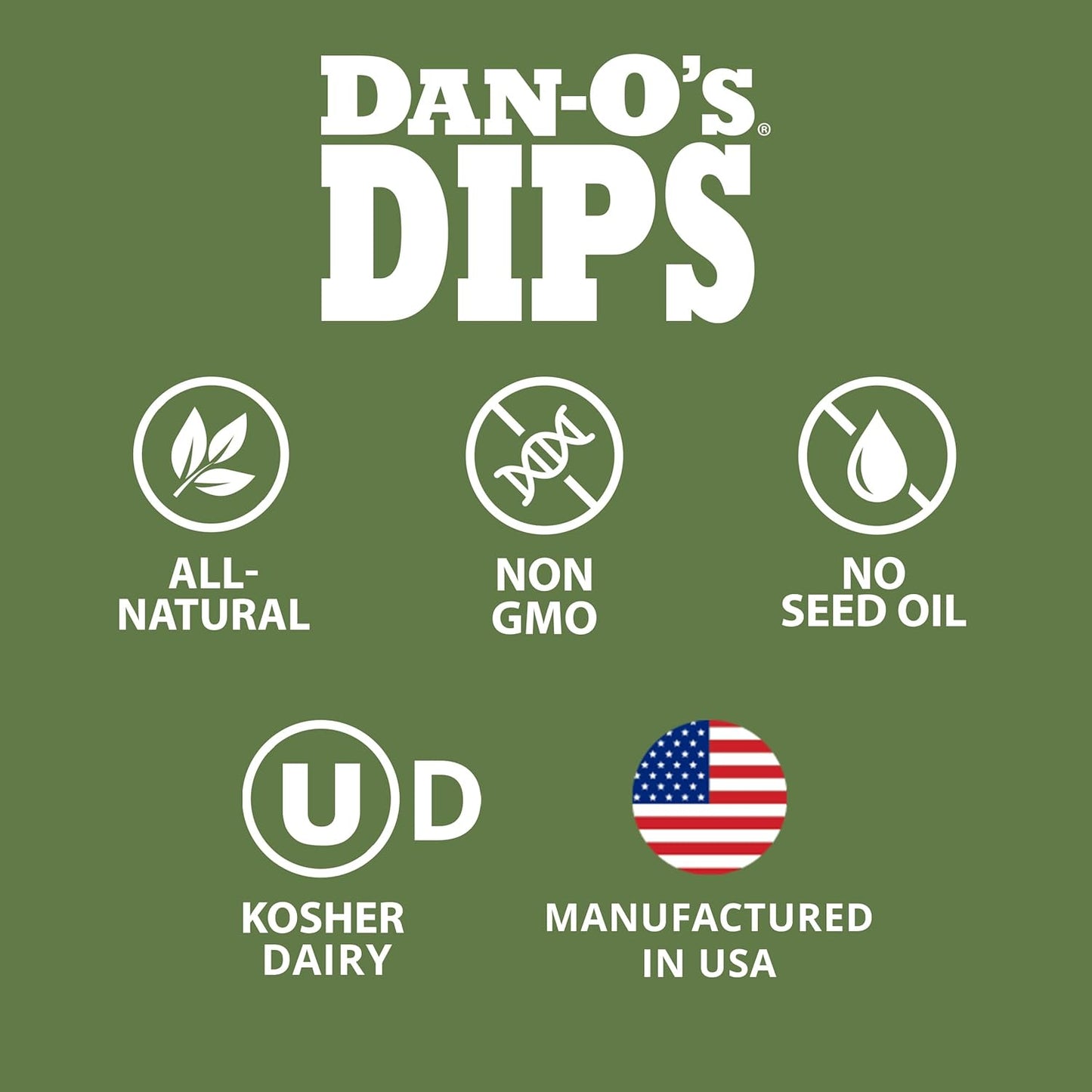 Dan-O's Dips Variety Pack – Streamlined 4-Flavor Sampler for Clutter-Free Pantries